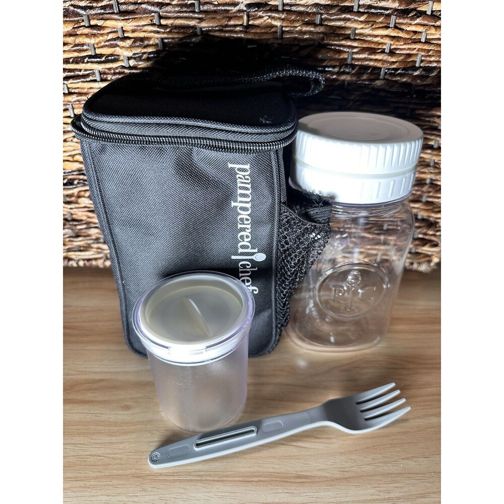 Pampered Chef Make and Take Mason Jar with Insulated Carrier